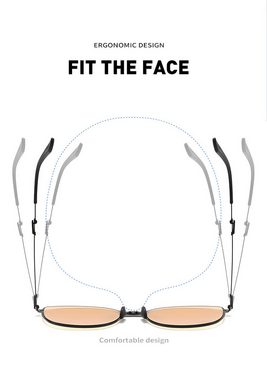 PACIEA Sonnenbrille Oversized Polarisiert UV Schutz Fahrer Sport Faltbare