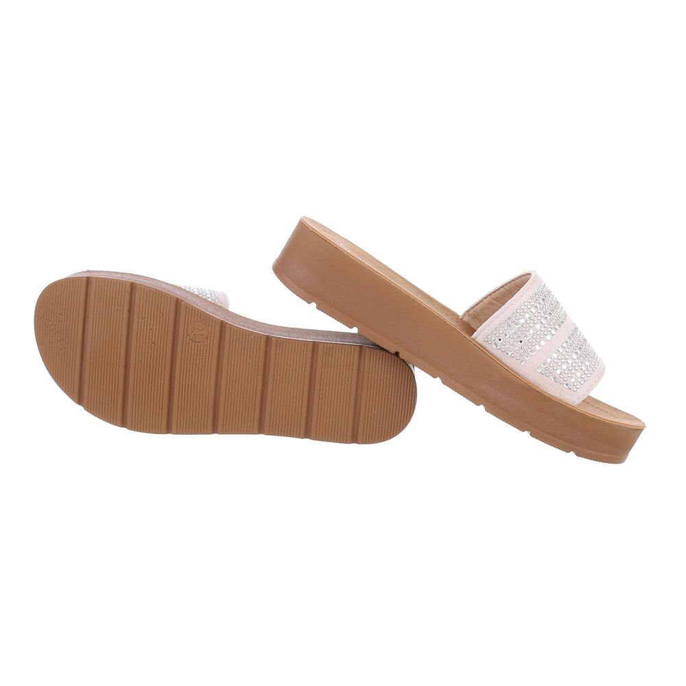 Ital-Design Damen Mules Freizeit Plateausandaletten Flach günstig online kaufen
