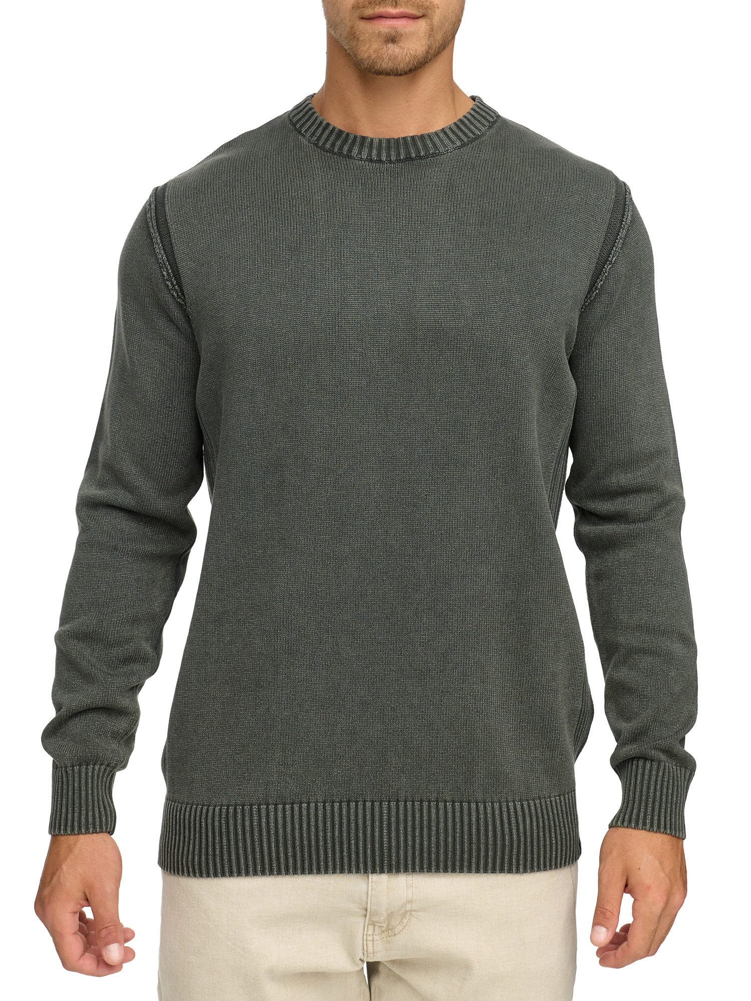 Indicode Rundhalspullover INNiels O-neck günstig online kaufen