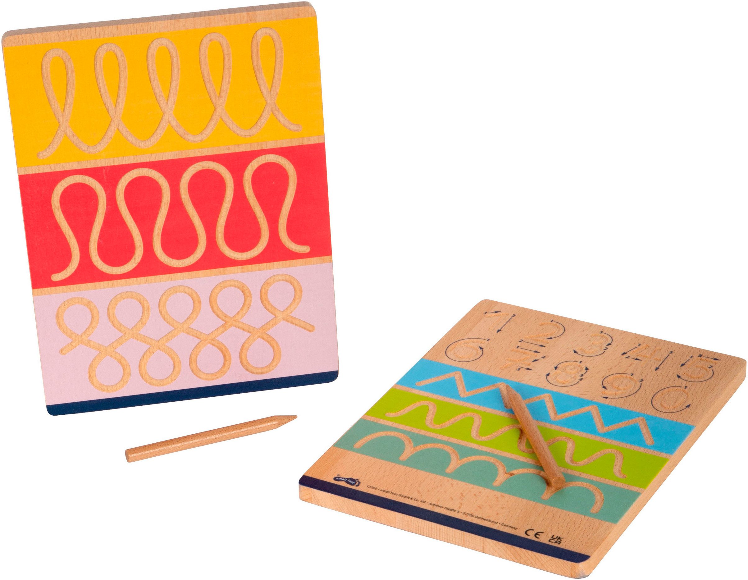 Small Foot Tafel Schreiblerntafel-Set - Educate, aus Holz, FSC® - schützt W günstig online kaufen