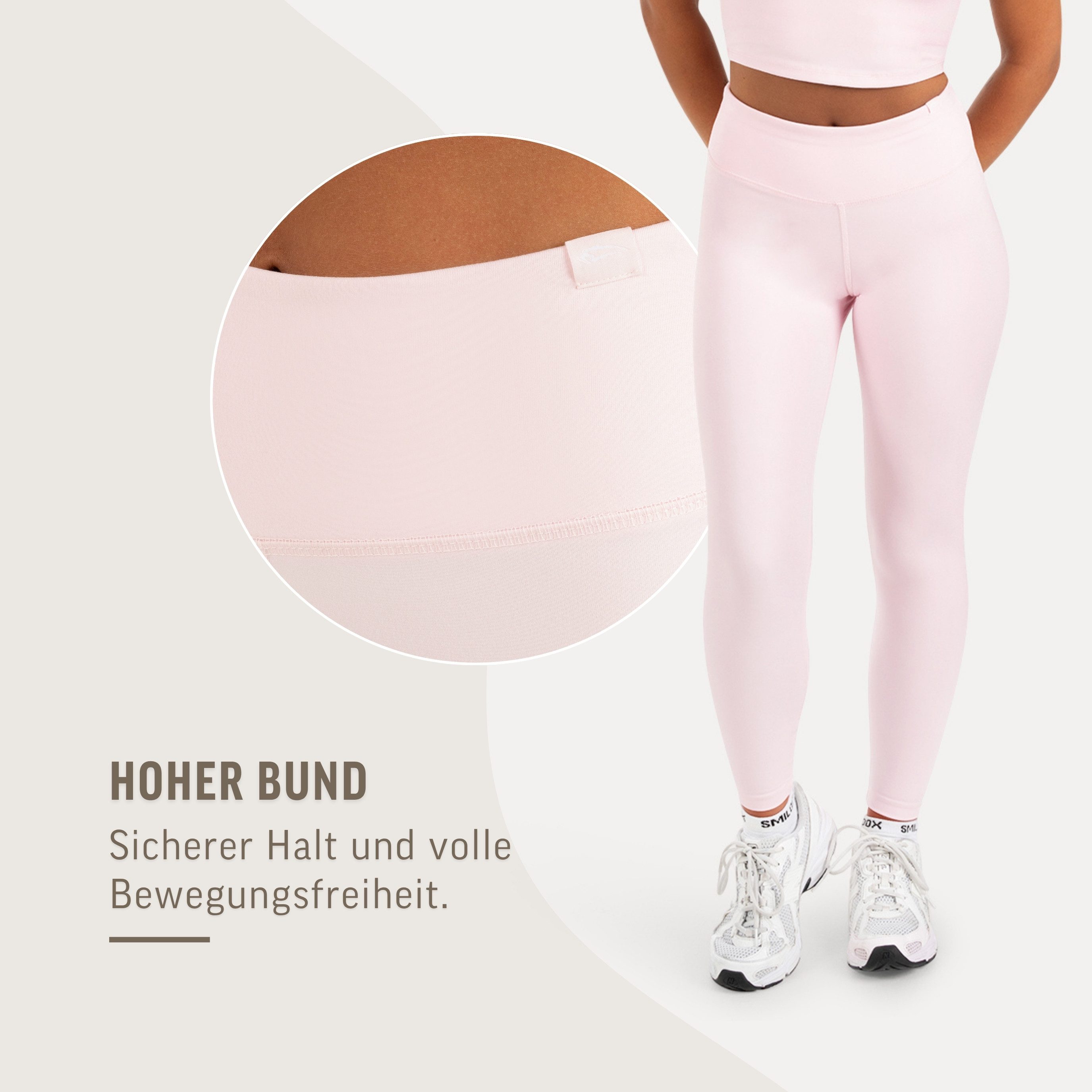 Smilodox Leggings Sorea Damen, Yogaleggings, High Waist, Stretch, für Gym & Alltag Blickdicht, Soft Touch, Shaping Effekt, Training & Pilates – Bild 5 von 5