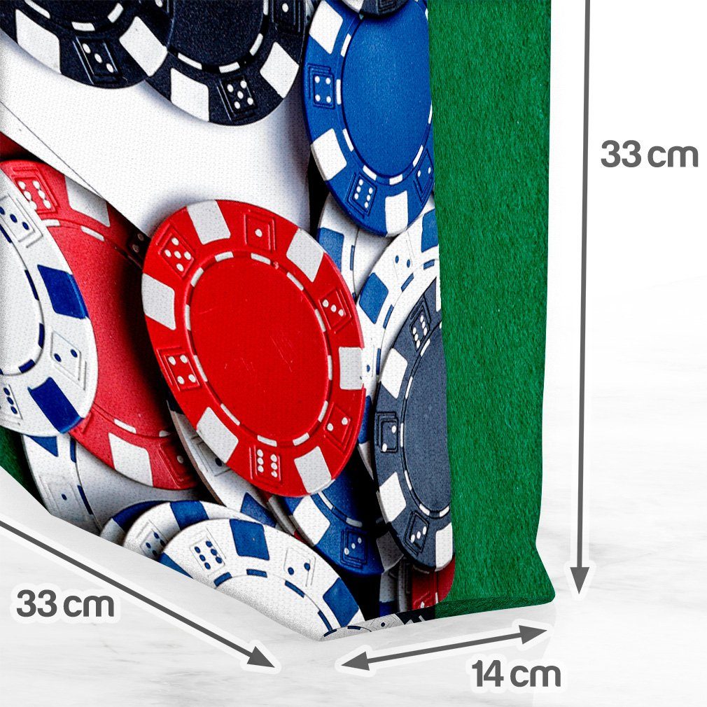 VOID Henkeltasche (1-tlg), Casino Chips chips casino chips Poker spie poker glücksspiel Roulette