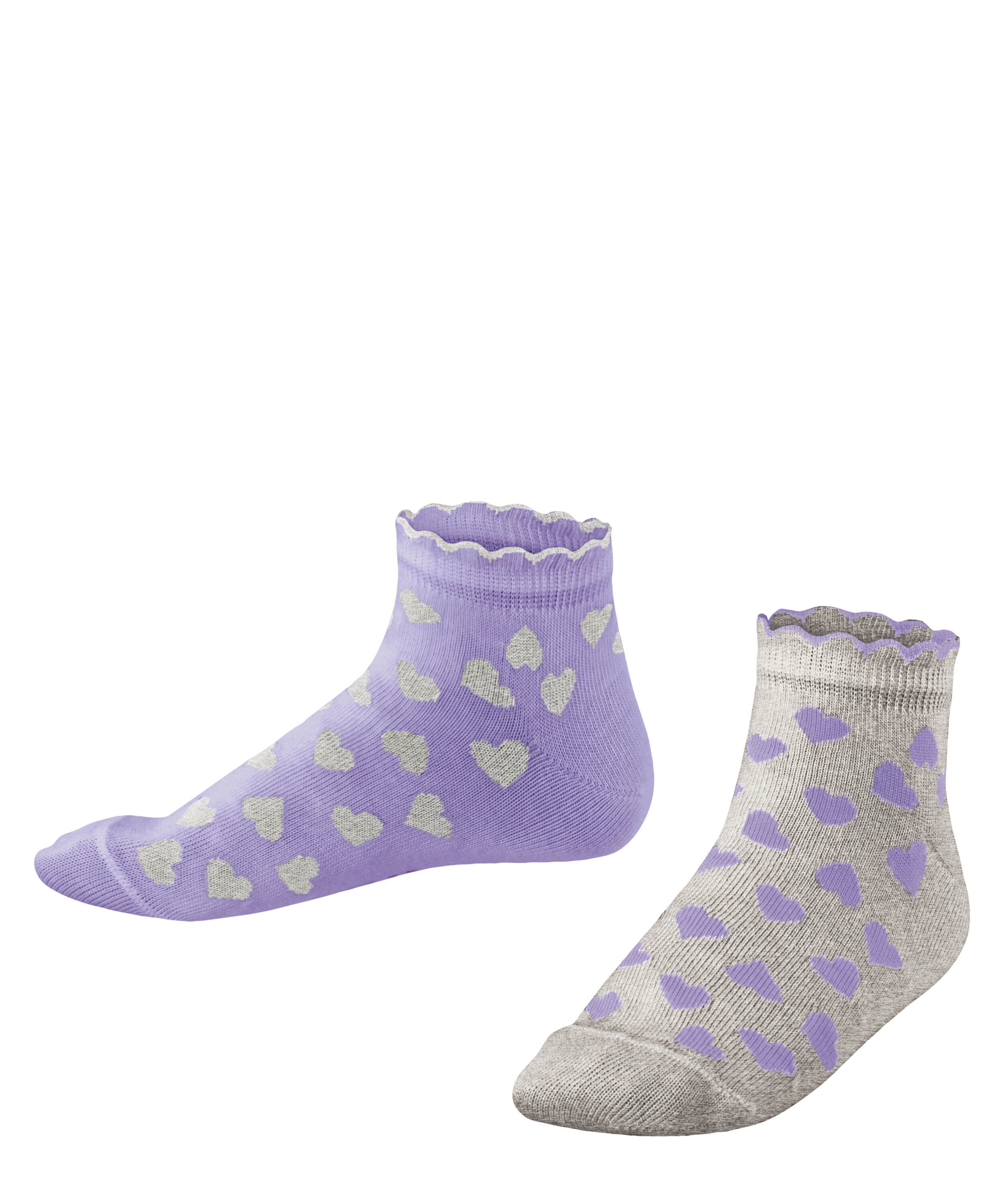 Esprit Sneakersocken Hearts 2-Pack (2-Paar) aus Biobaumwolle