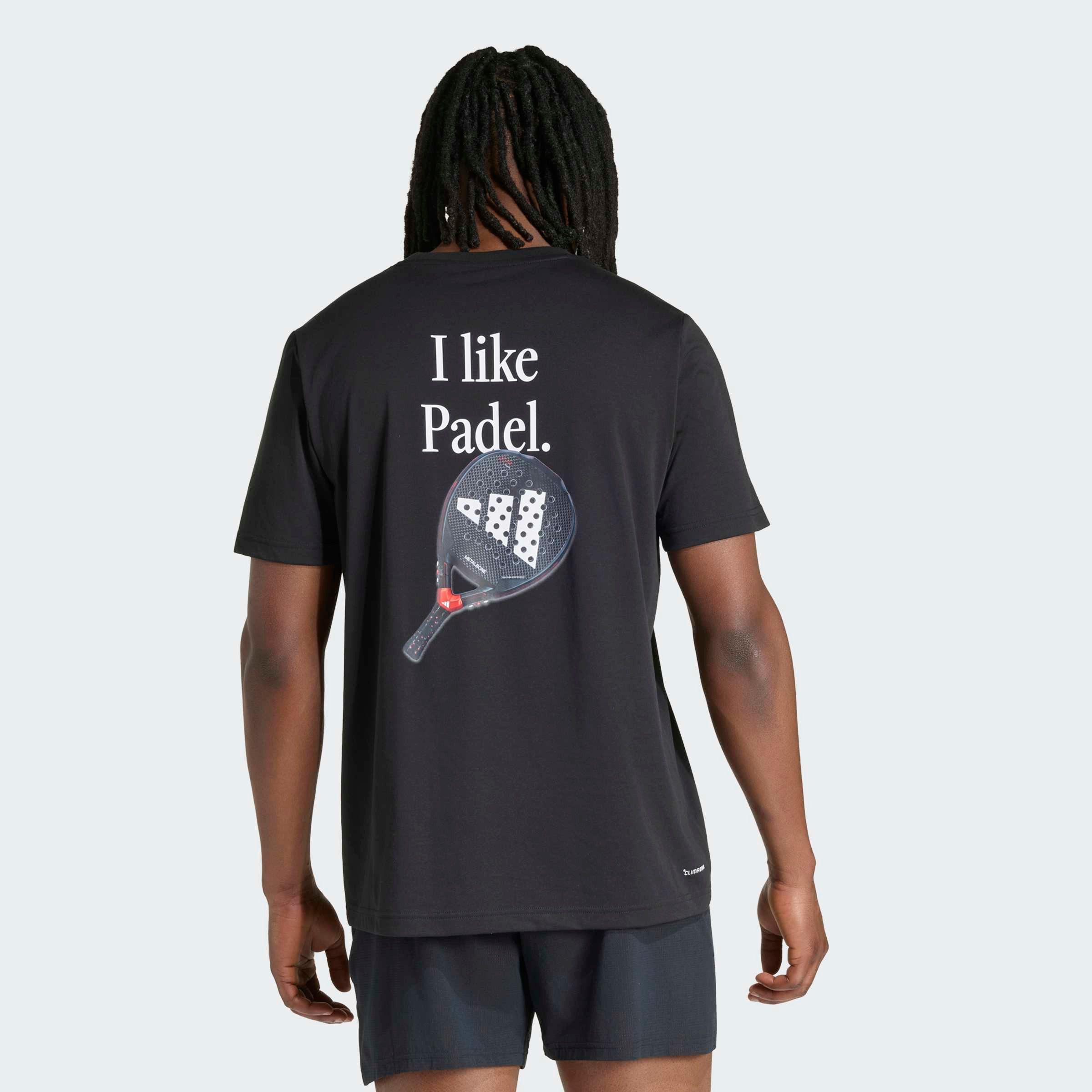 adidas Performance T-Shirt M PADEL CAT G T mit Rundhalsausschnitt, ohne Verschluss, aus Polyester