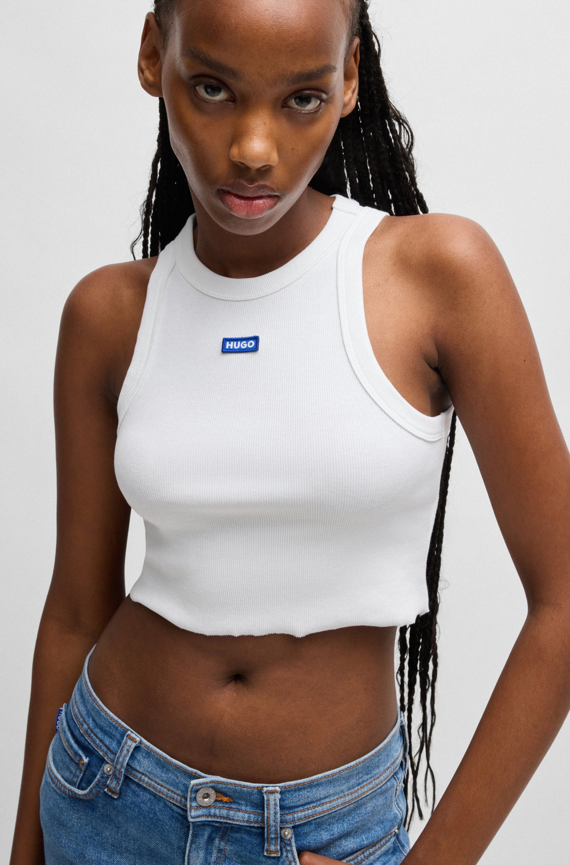 HUGO Tanktop Baby Tank Cropped-Form