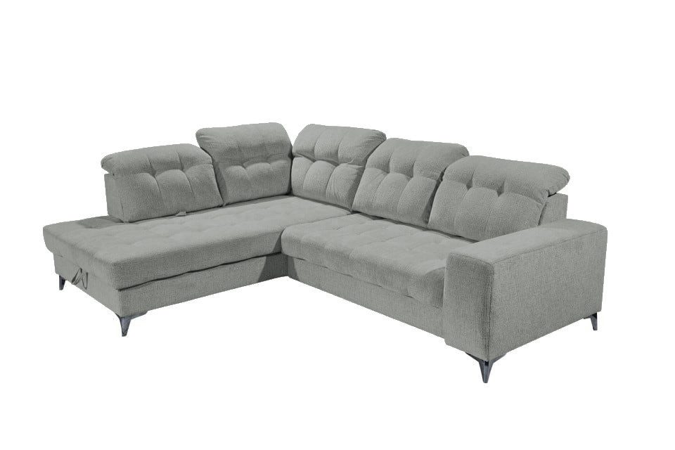 ED EXCITING DESIGN Ecksofa Varadero, mit elektronischem Sitzvorschub & Bettkasten