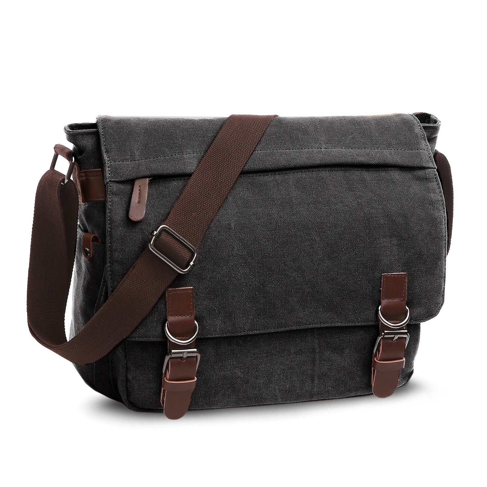 TAN.TOMI Umhängetasche На плечо Herren aus Canvas Schultasche Laptoptasche, für Laptop Arbeitstasche groß