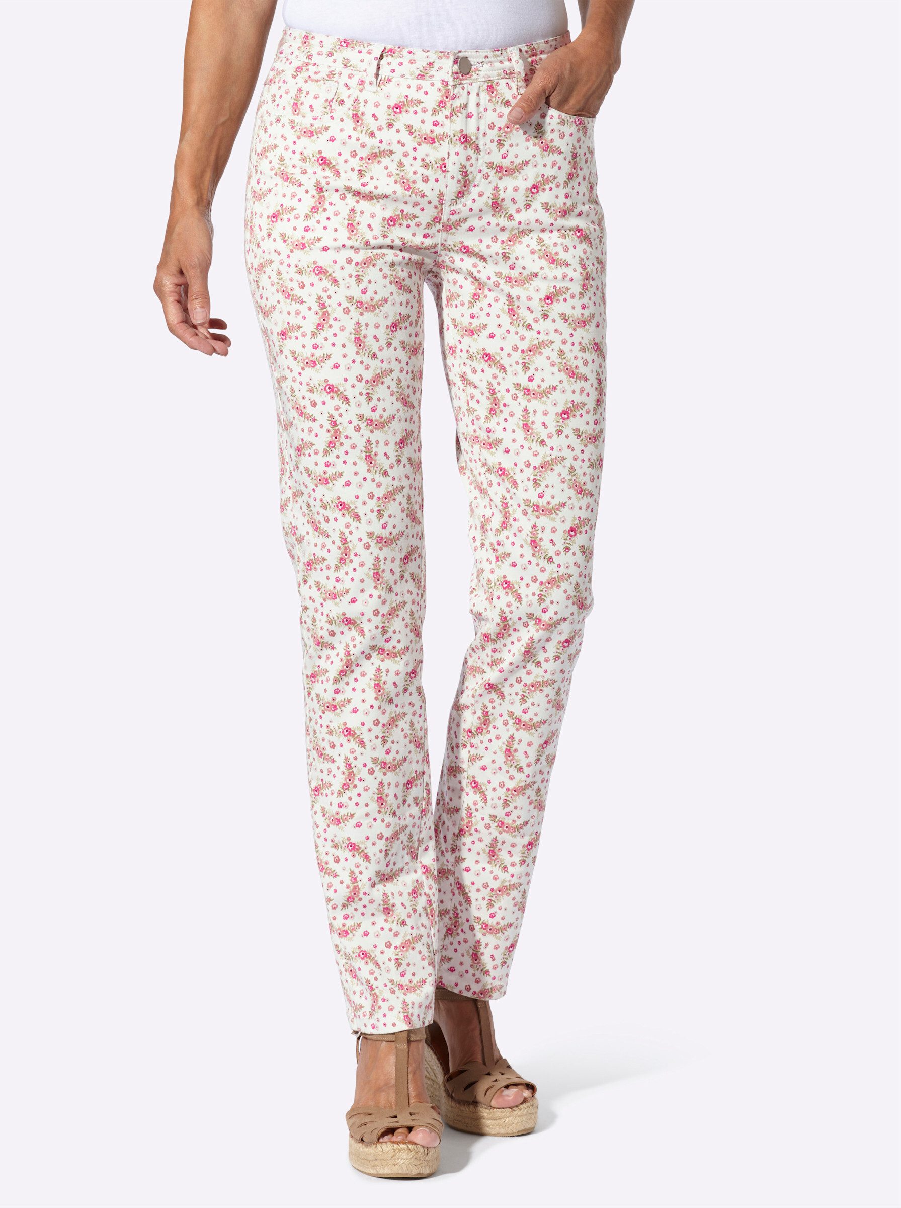 Sieh an! Bequeme Jeans Jeans leicht vertieft