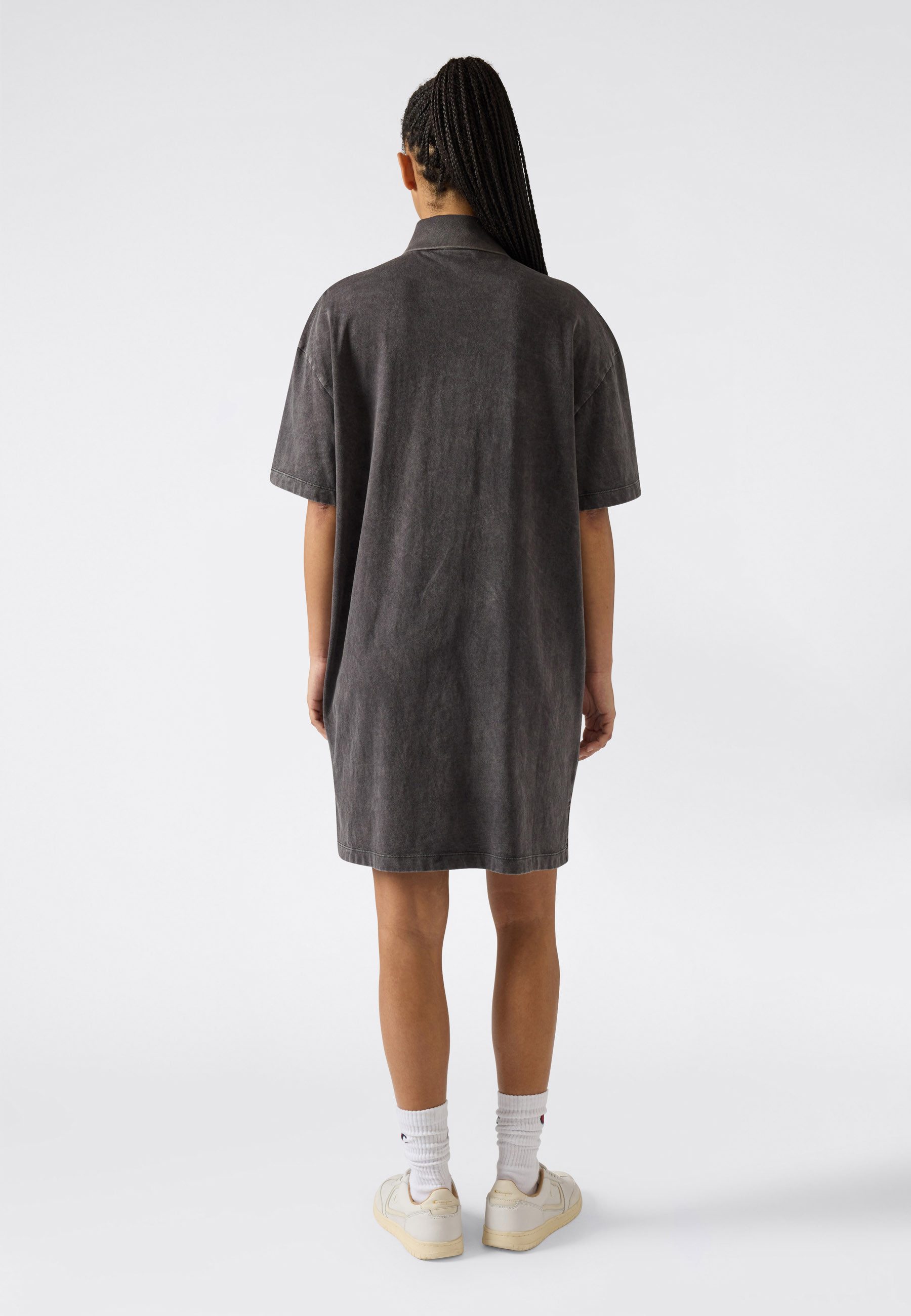 Champion Shirtkleid ICONS WASH Loose fit jersey dress für sportliche Aktivitäten, aus Baumwolle, sportlicher Stil