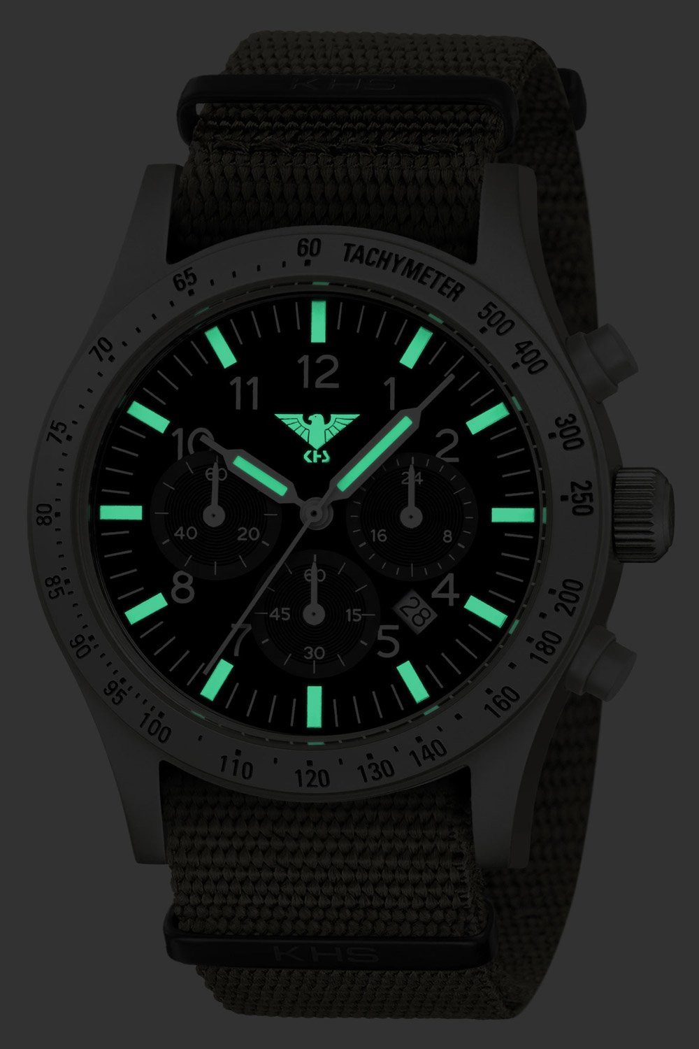 KHS Quarzuhr Platoon Solar Stahl Nato günstig online kaufen