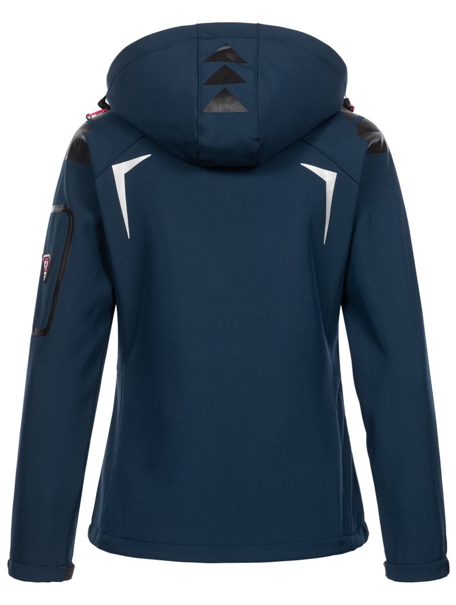 Geographical Norway Softshelljacke Damen Softshell Jacke Herbst Winter Windbreaker Übergangsjacke Regen