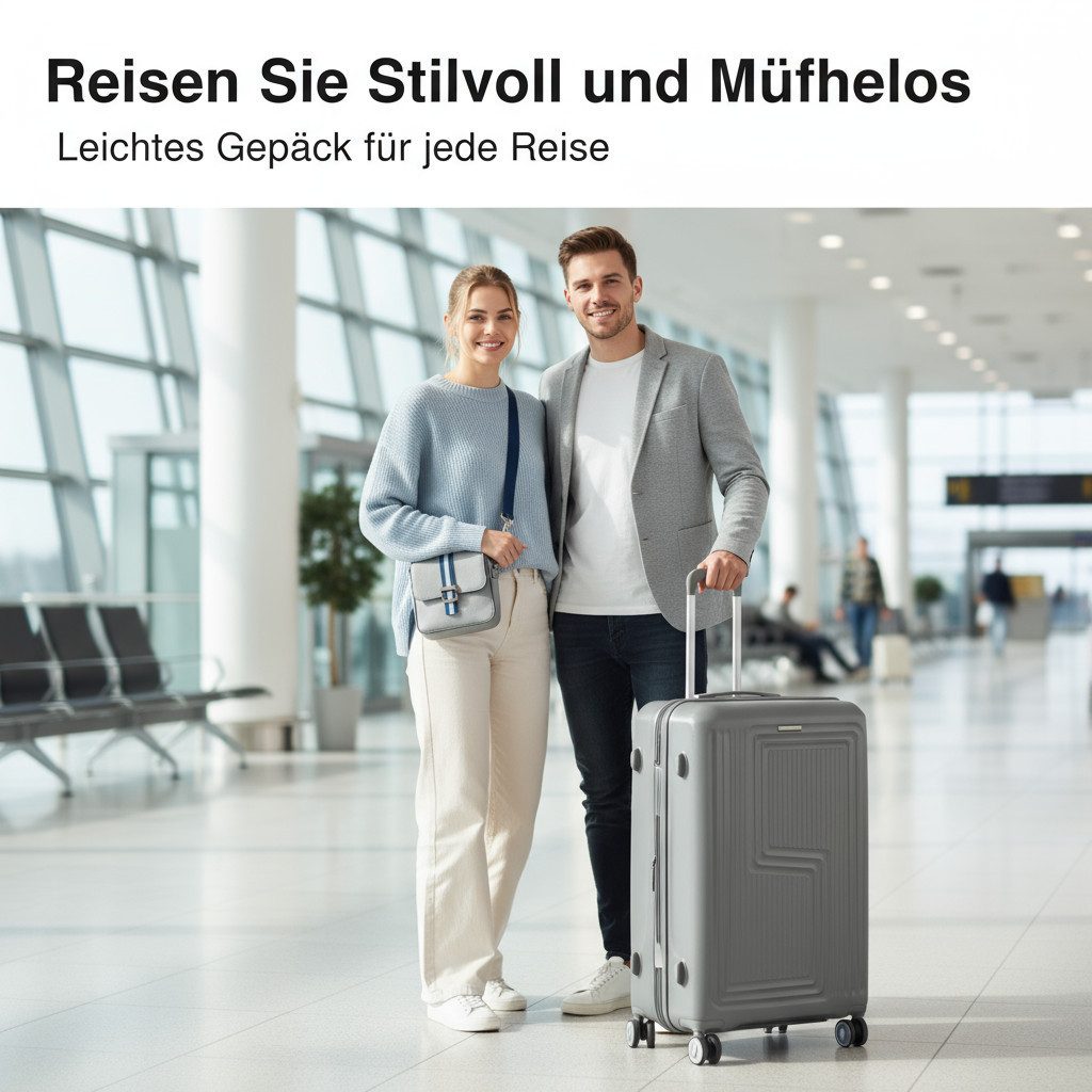 Super Solu Kofferset Polypropylen (M,XL) Hartschalenkoffer Set, Erweiterbar günstig online kaufen