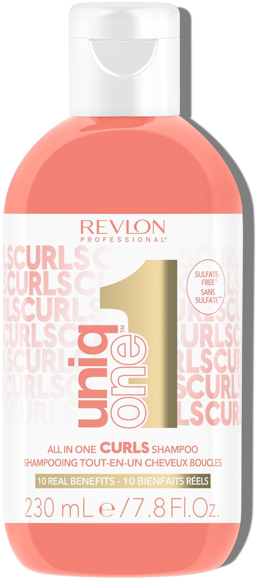 REVLON PROFESSIONAL Haarshampoo UNIQONE SULFATFREIES CURLS SHAMPOO, Vegan, Sulfatfrei, Silikonfrei