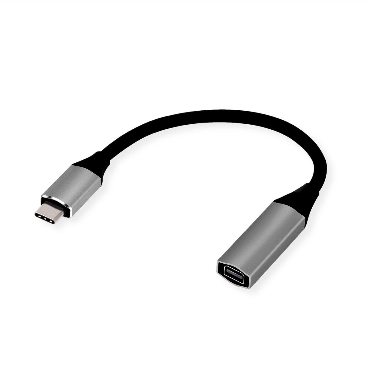 SECOMP STANDARD Display Adapter USB Typ C - Mini DisplayPort v1.2 Audio- & Video-Adapter USB Typ C (USB-C) Männlich (Stecker) zu Mini DisplayPort Weiblich (Buchse), 20.0 cm