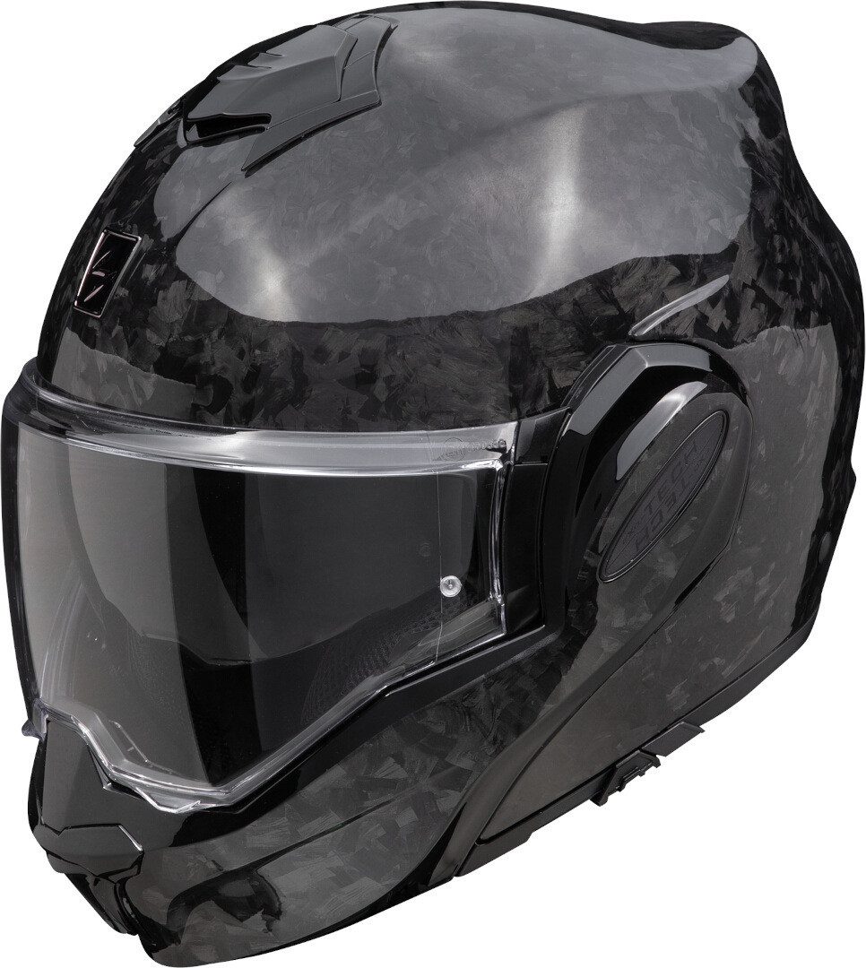 Motorradhelm EXO-Tech Evo Carbon Onyx Klapphelm
