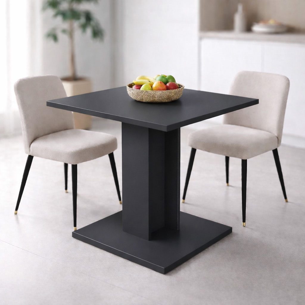 OTTO home Esstisch Square Säulentisch, Küchentisch, Bistrotisch, Kompakt-Esstisch, Quadratischer Esstisch; verschiedene Farben erhältlich; Breite: 70 cm
