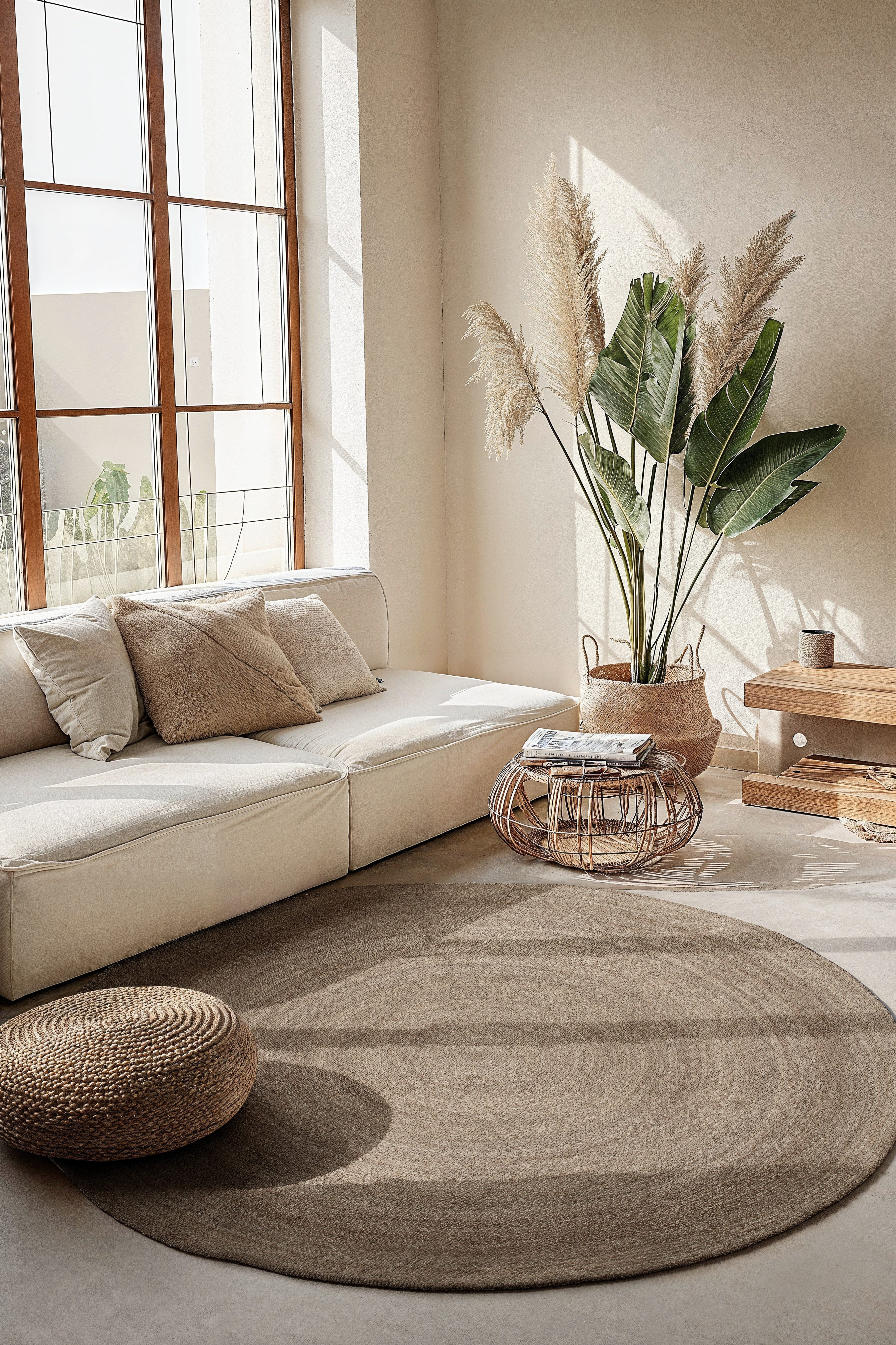HANSE Home Teppich Rangpur Juteteppich, in rund und oval, oval, Höhe: 10 mm, handgewebt, 100% Jute, Natur, Wohnzimmer, Flur, Boho, Skandi