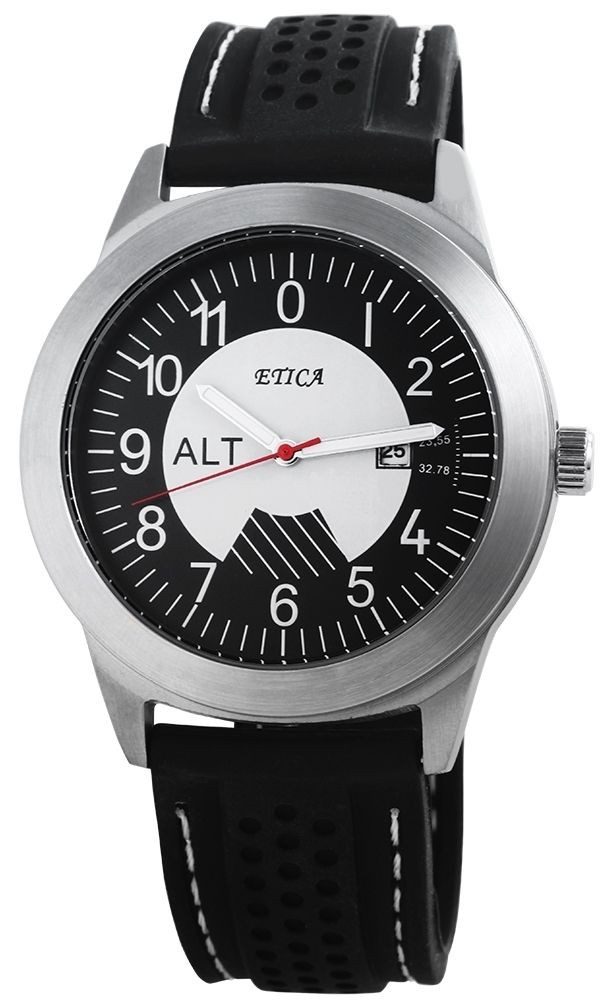 FLAIR Quarzuhr 200721000003 Flair Herrenuhr mit Echtlederarmband