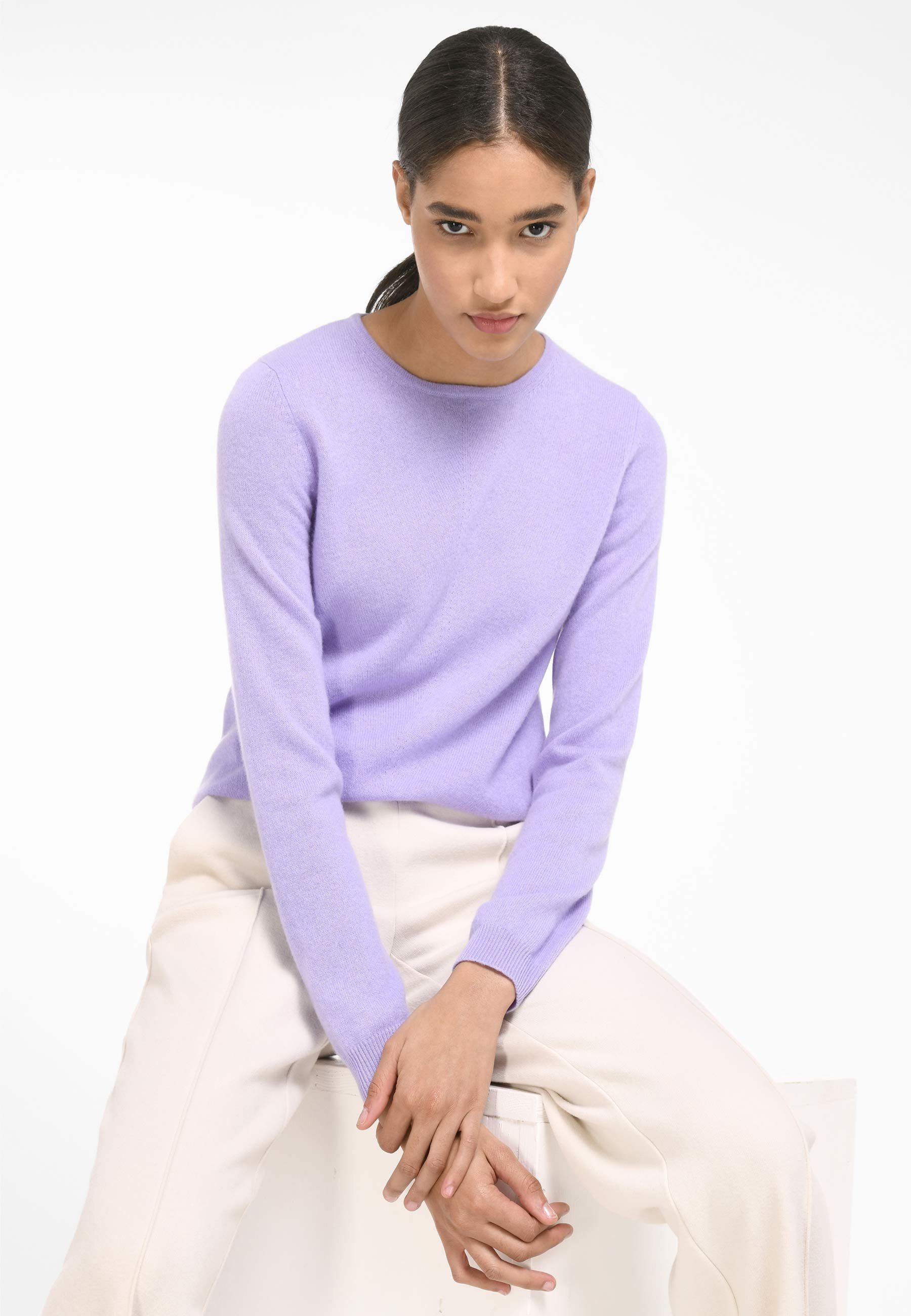 flieder Cashmere Hahn Peter Strickpullover