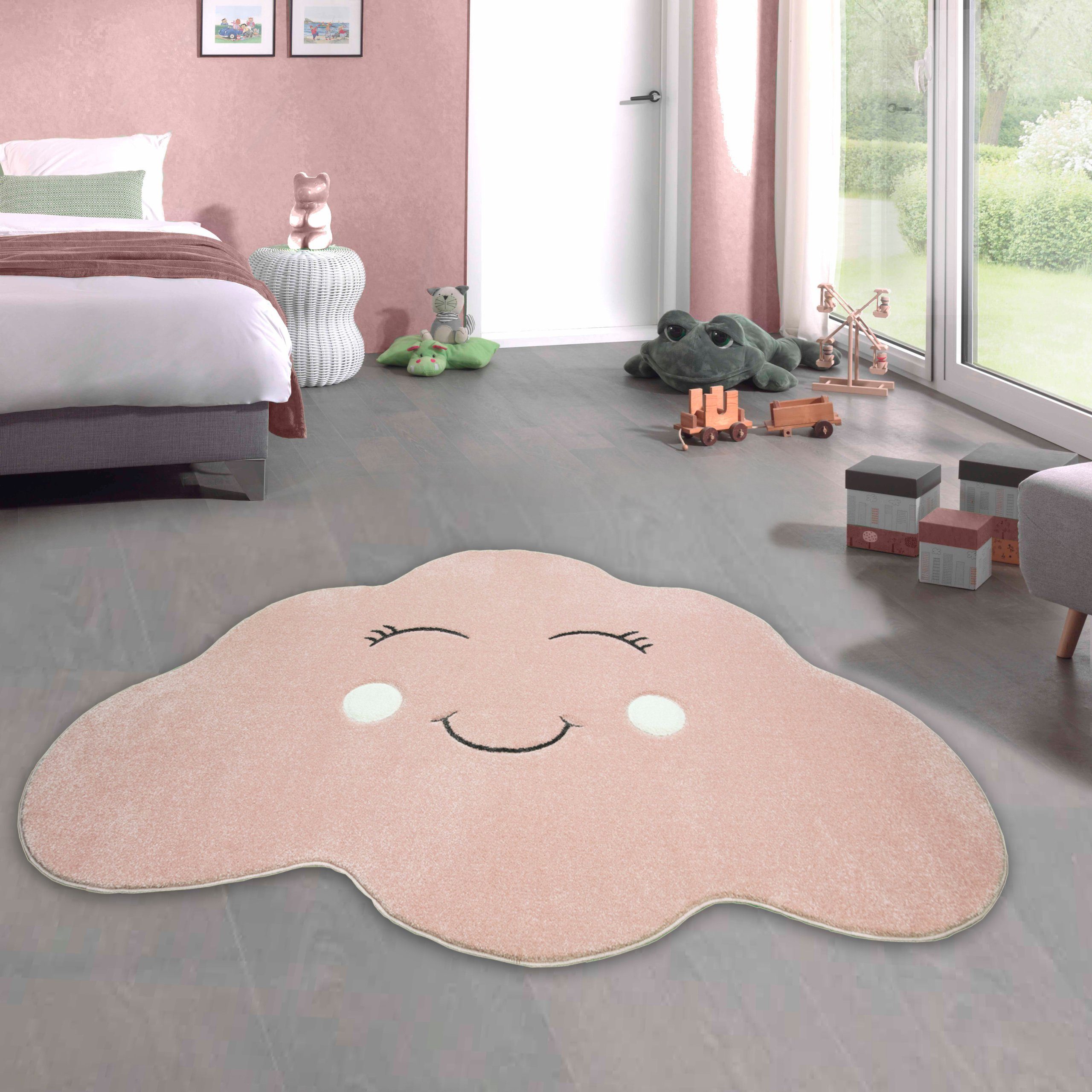 Carpetia Teppich Kinderzimmer Teppich Wolke Spielteppich in Rosa, Oval, All günstig online kaufen