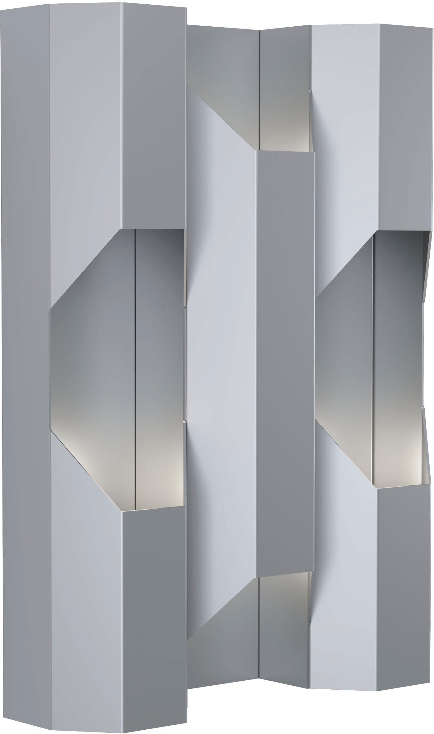EGLO Deckenleuchte ZINACUA, Leuchtmittel Stahl ohne aus inkl. in Deckenleuchte - Leuchtmittel, - GU10 wechselbar, 4,5W silber