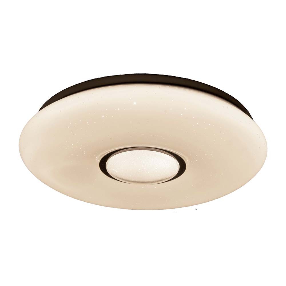 näve LED Deckenleuchte, LED-Leuchtmittel fest verbaut, Warmweiß, Deckenleuchte Deckenlampe Wohnzimmerleuchte Dimmer Fernbedienung LED D