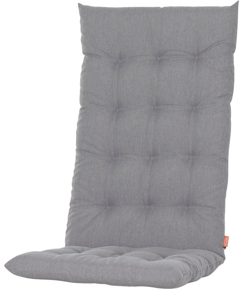 Siena Garden Sesselauflage ATRIA, 123 cm, (passend für Hochlehner, OTTOs Choice), Dessin Uni, 100% recyceltem Polyester, in verschiedenen Farben