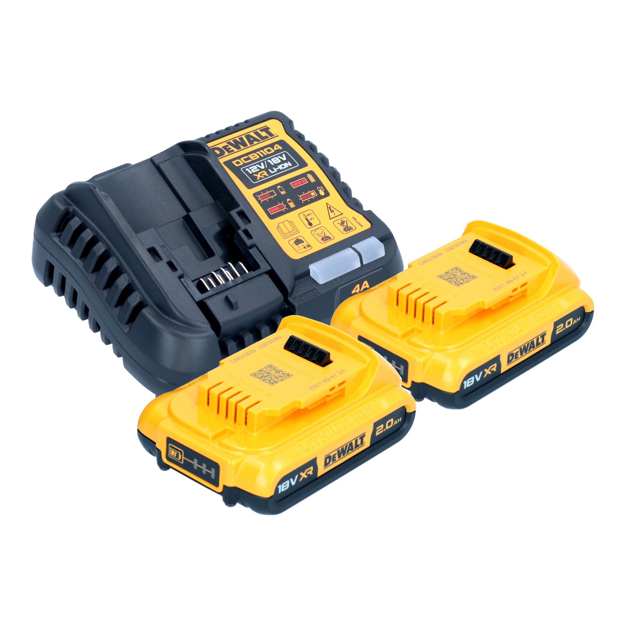 DeWalt Akku-Handstaubsauger DWH 161 D2 Akku Universalabsaugung 18 V 0,21 l Brushless + 2x Akku