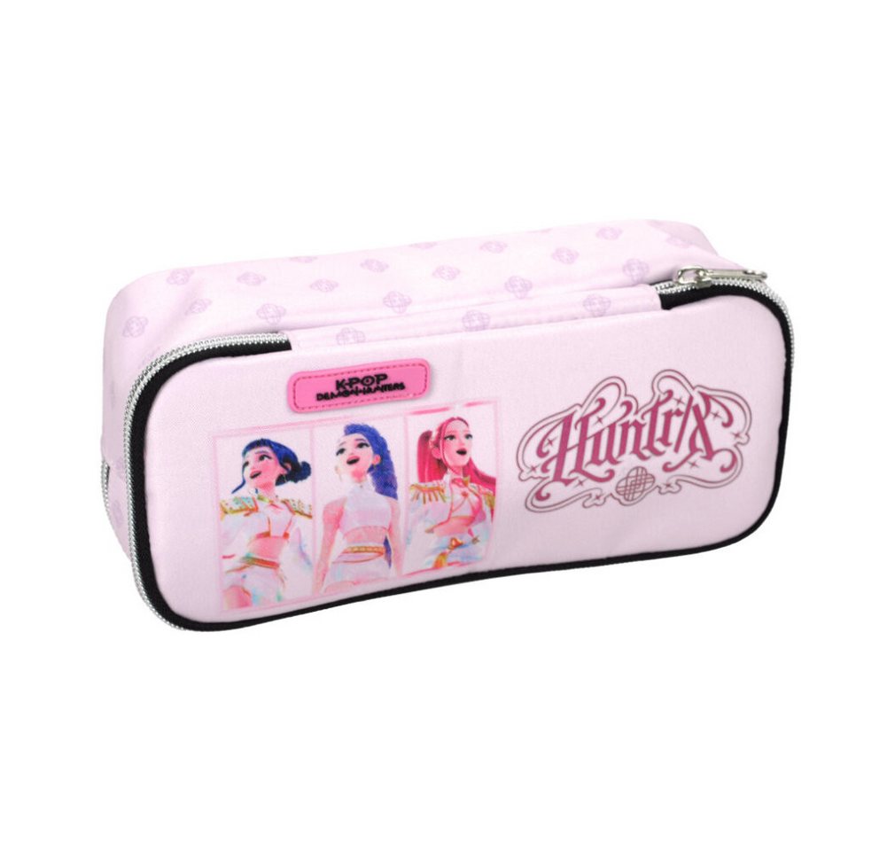 Giovas Federmäppchen K-pop Demon Hunters Pink 2-Fächer Federmäppchen 26 cm