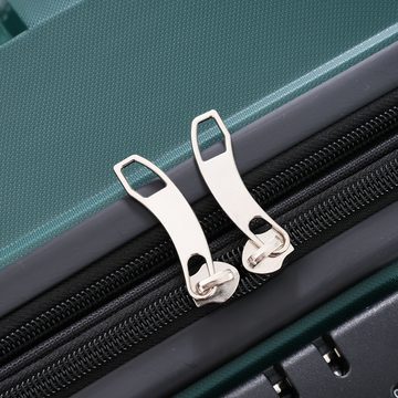 HAUSS SPLOE Kofferset Koffer 3-teiliger Koffer trolley handgepäck reisekoffer mit 4 Rollen, 4 Rollen, Hartschalentrolley Reisekoffer mit TSA-Schlössern