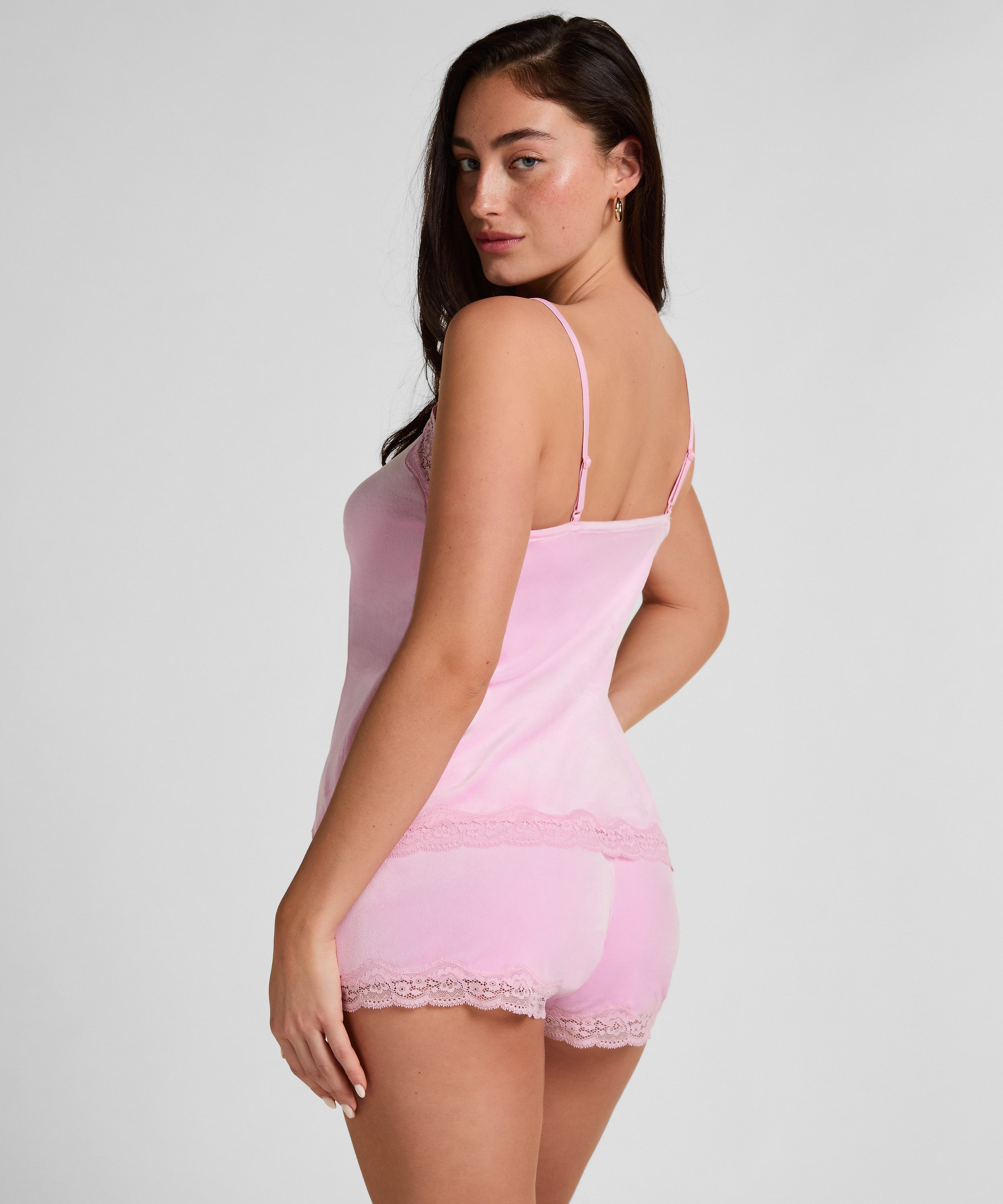 Hunkemöller Pyjama Samit-Spitzen-Short