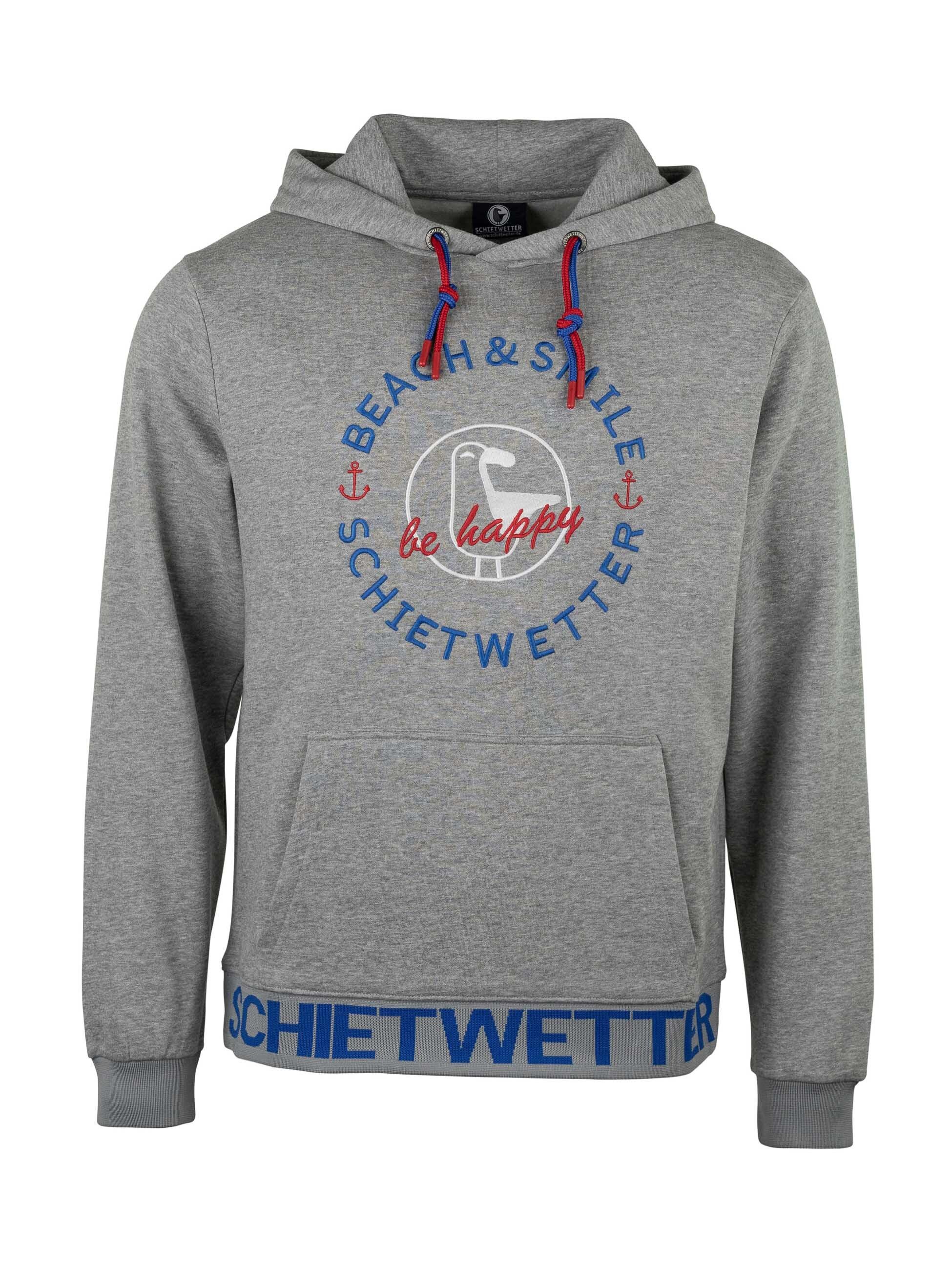 Kapuzenpullover Herren Hoodie "Haifisch Klaus"