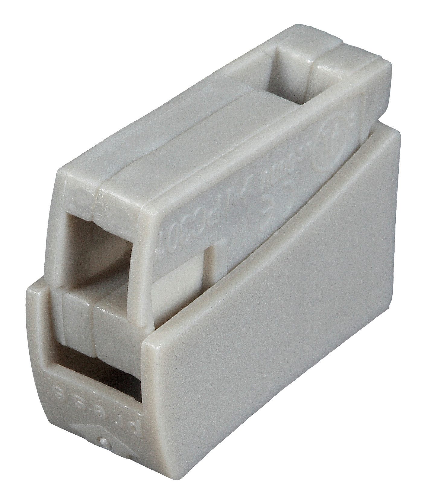 Verbindungsklemme Leuchtenklemmen 1 x 2,5 mm², grau