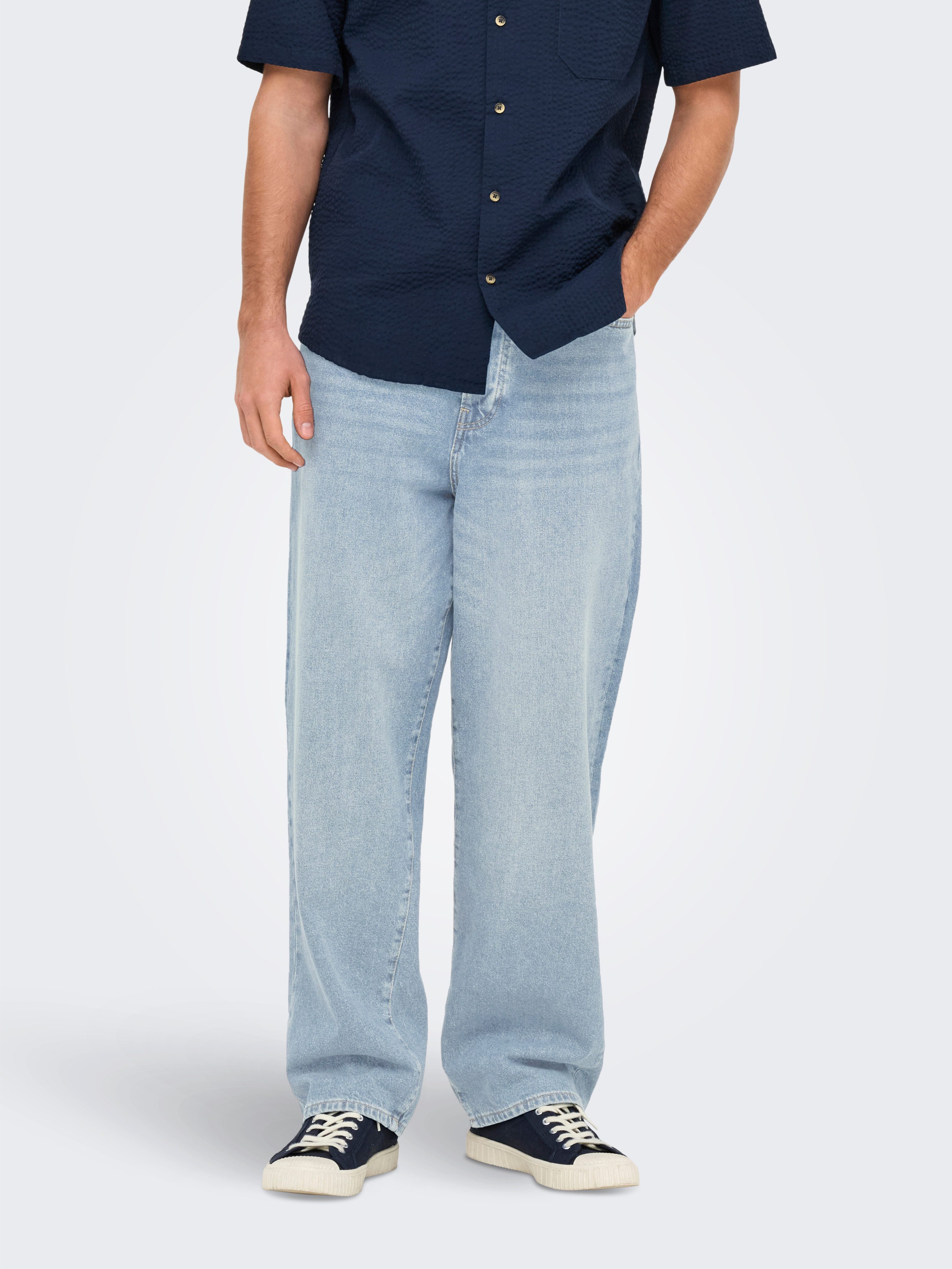 ONLY & SONS Loose-fit-Jeans ONSFADE LOOSE günstig online kaufen