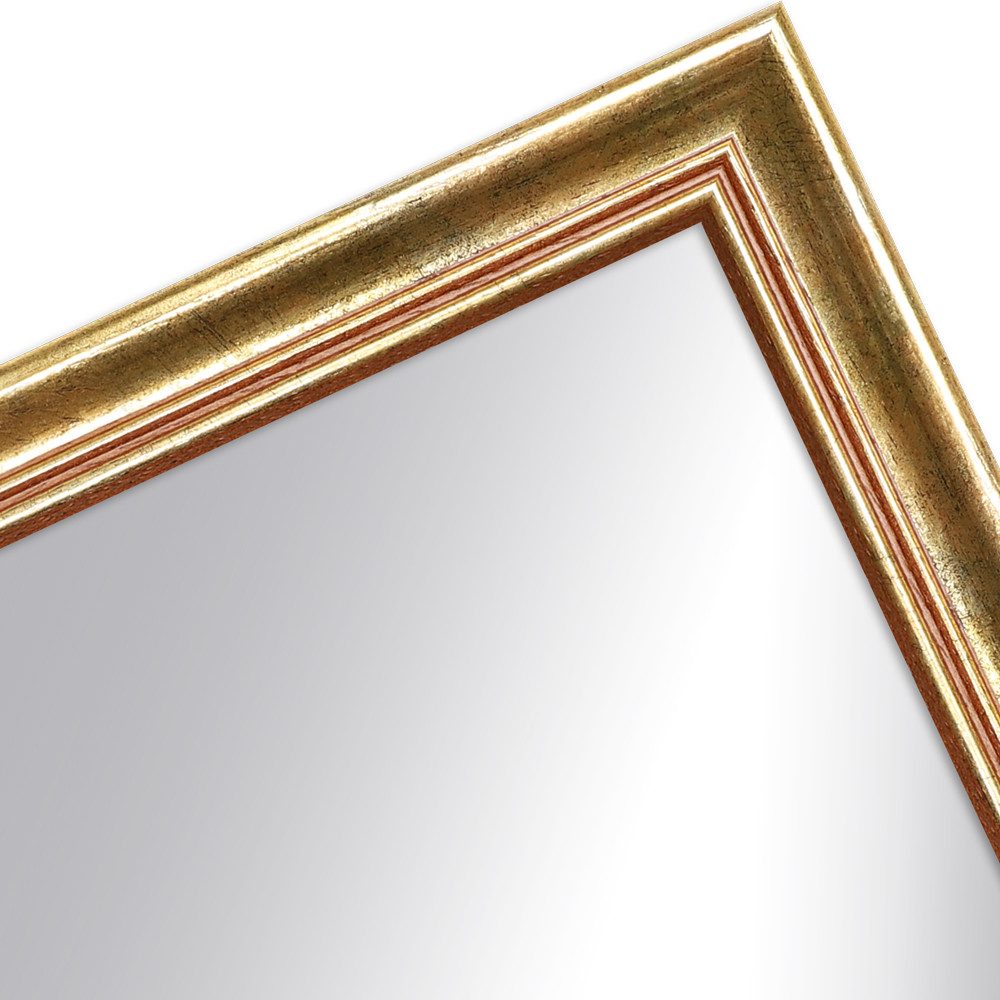 WANDStyle Wandspiegel H400, Gold, aus Massivholz günstig online kaufen