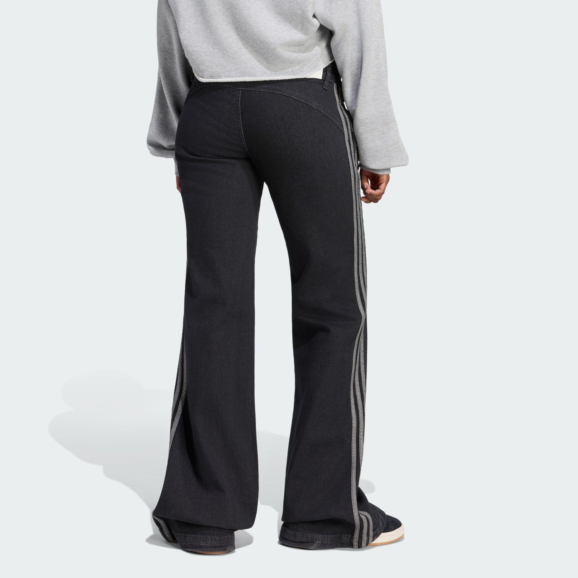 adidas Originals Weite Jeans SST LOW RISE DENIMHOSE, AUSGESTELLTES BEIN (1-tlg)