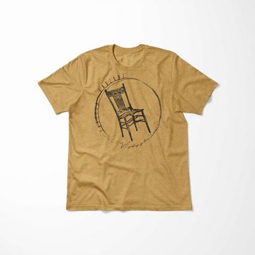 Sinus Art T-Shirt Vintage Herren T-Shirt Stuhl
