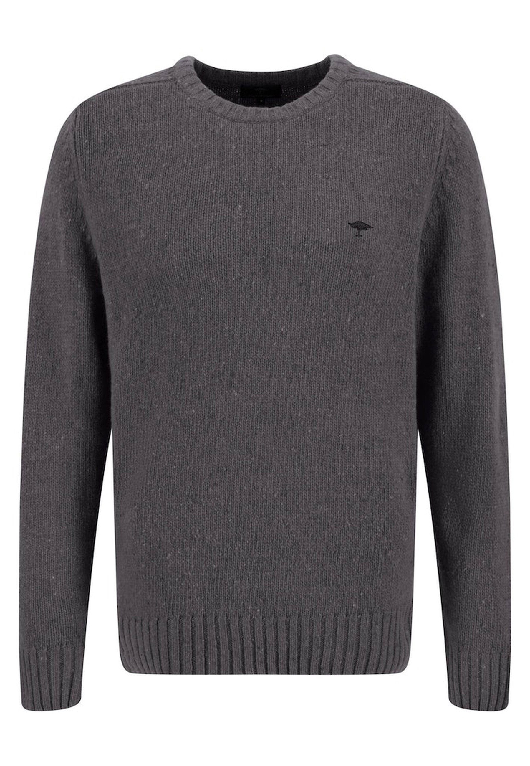 Strickpullover Pullover Strickpullover mit Rundhals und