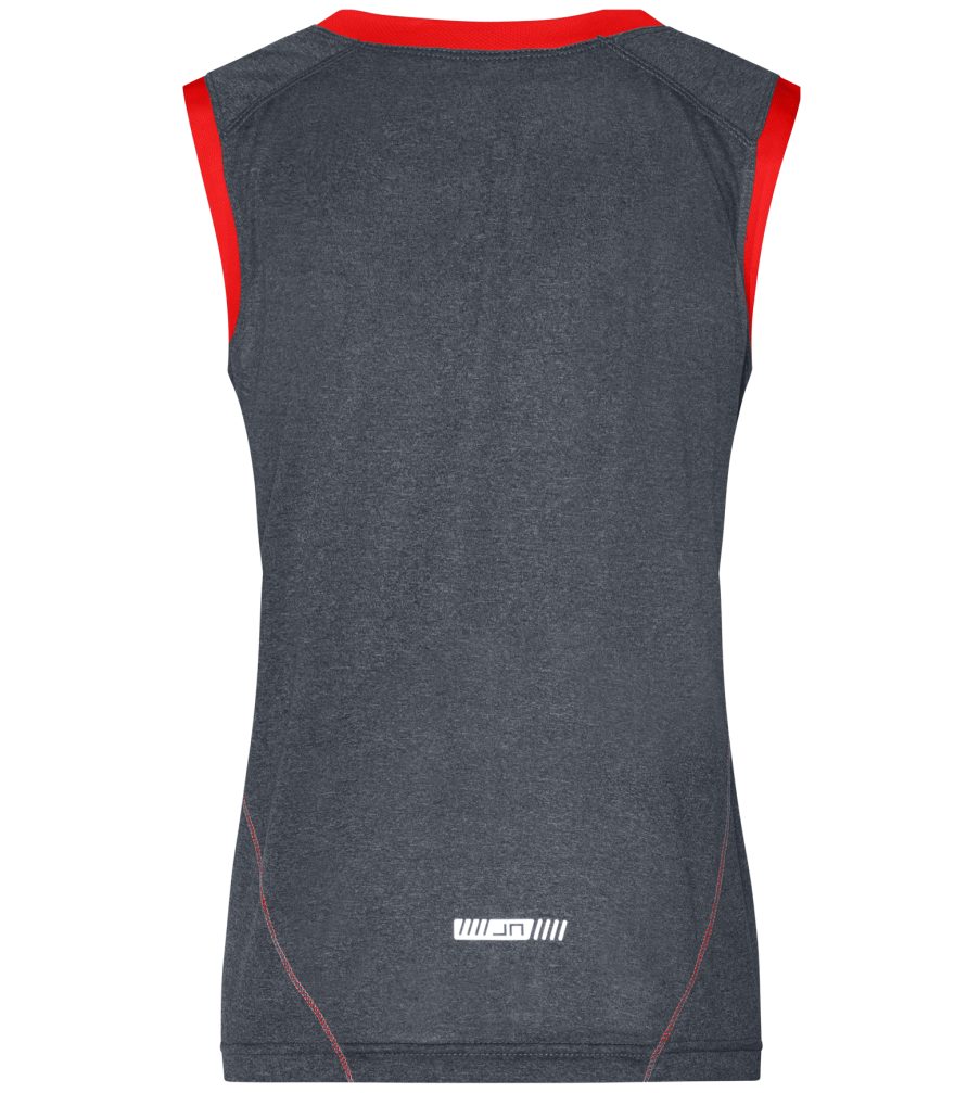James & Nicholson Lauftop Doppelpack Sportliches Damen Lauftop aus FunktionspolyesterJN469 (Doppelpack, 2er-Pack) Feuchtigkeitsregulierend und schnell trocknend
