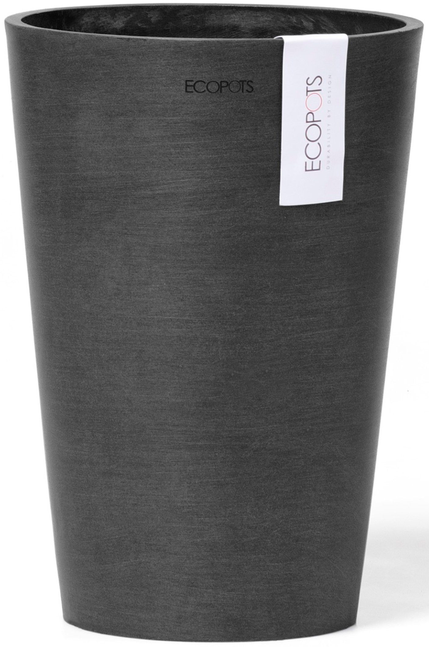 ECOPOTS Blumentopf Pisa 21 Dunkelgrau, für günstig online kaufen