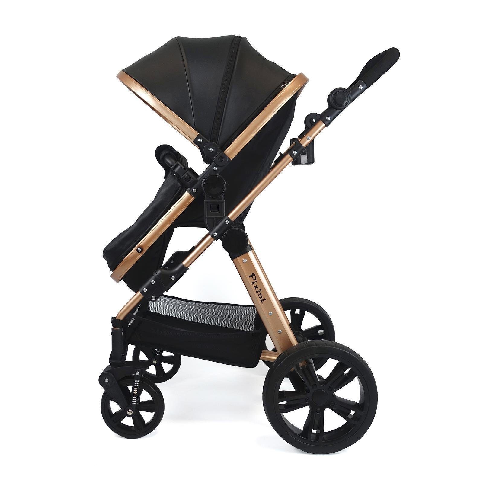 Kinderwagen Pixini 3in1 Set Arizona Kombi-Kinderwagen Pixini gold