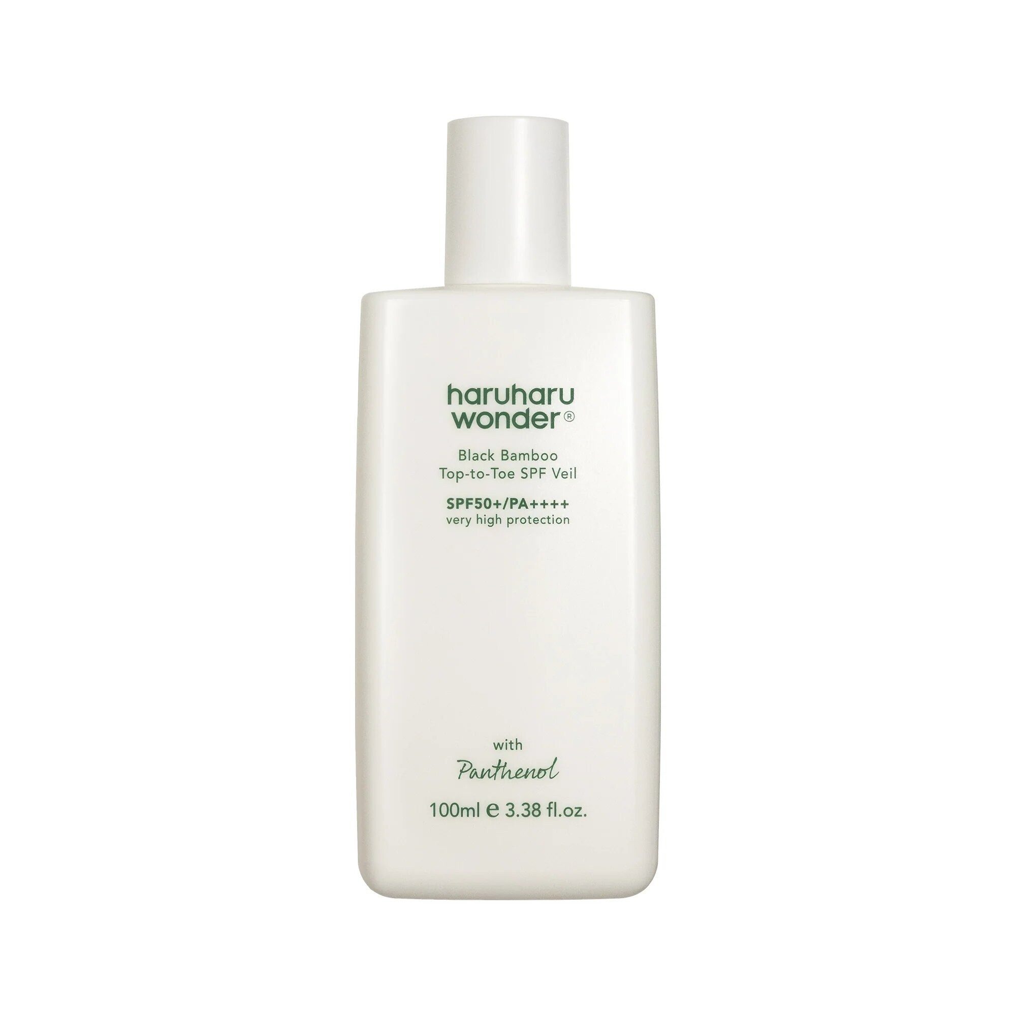 Haruharu Sonnenschutzlotion Haruharu Wonder - Schwarzer Bambusschleier von Kopf bis Fuß