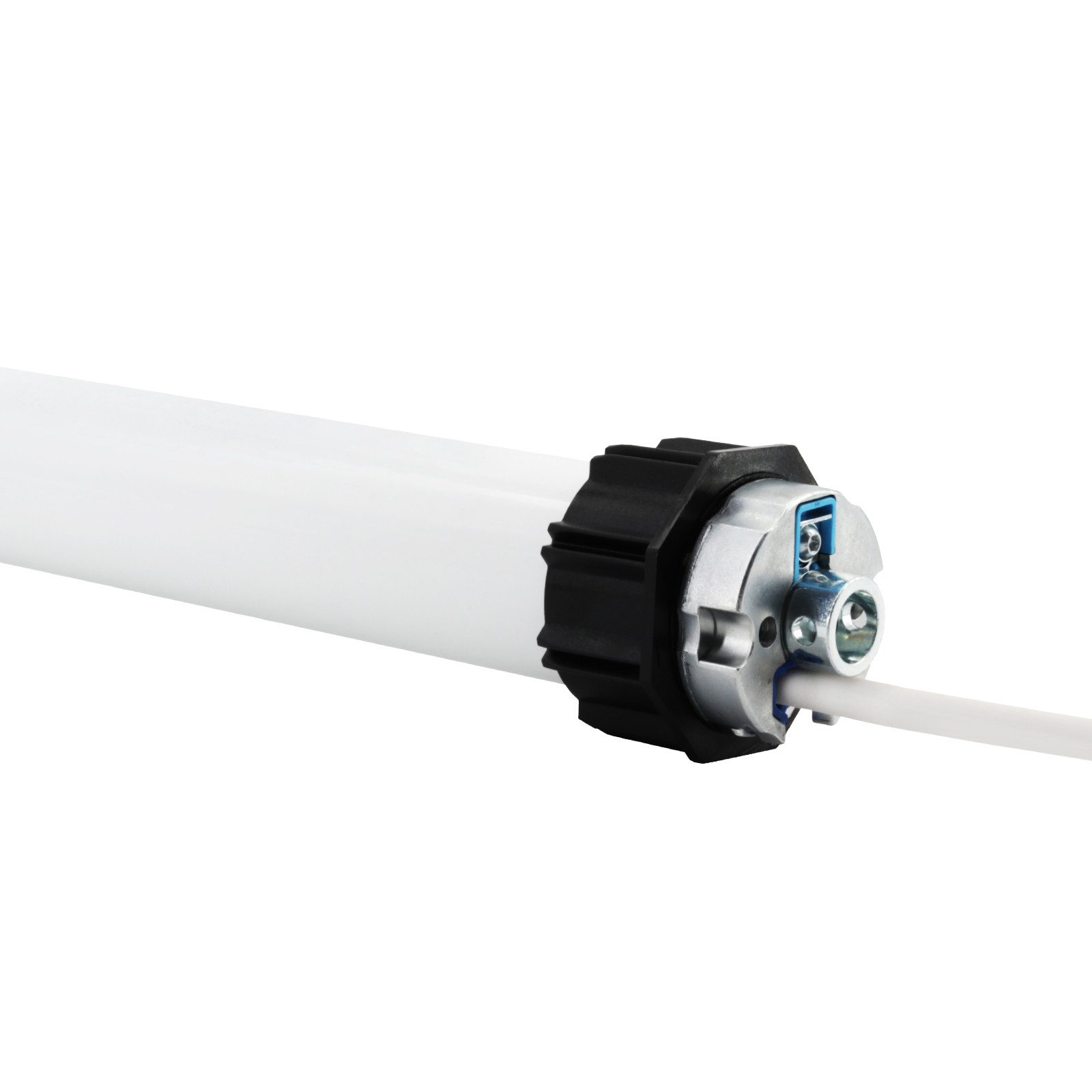 Becker-Antriebe GmbH Rollladenmotor R8-17-E03 mit Adapter SW 60 und Rundzapfen