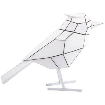 Present Time Skulptur Statue Bird Weiß Schwarze Streifen (L)