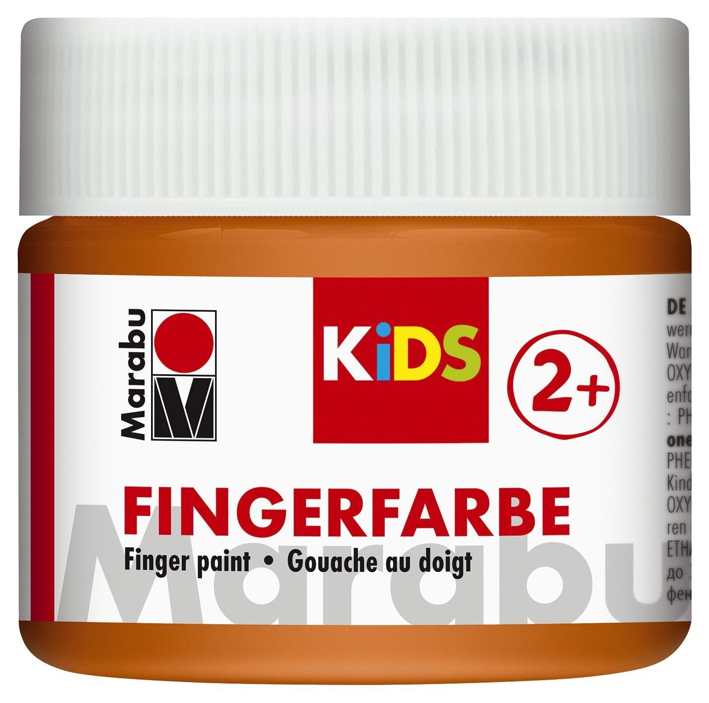 Marabu Klemmen Fingerfarbe Kids - 100 ml, orange