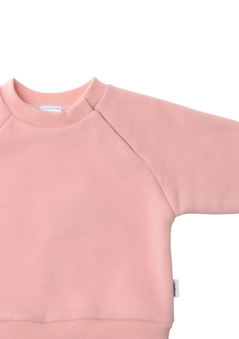 Rippbündchen Sweatshirt pink elastischen Liliput dusty mit