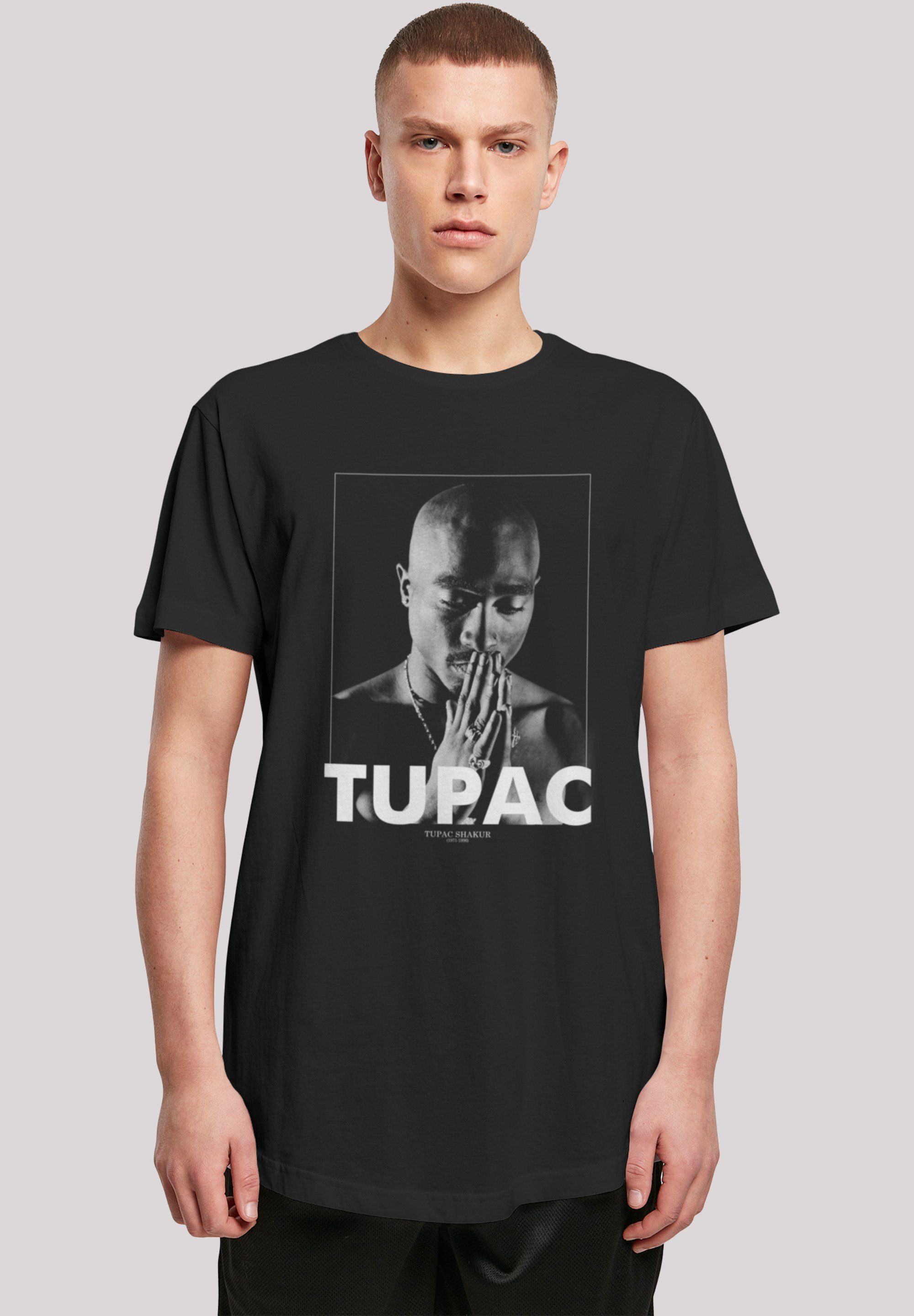 F4NT4STIC T-Shirt Tupac Shakur Praying Print | T-Shirts