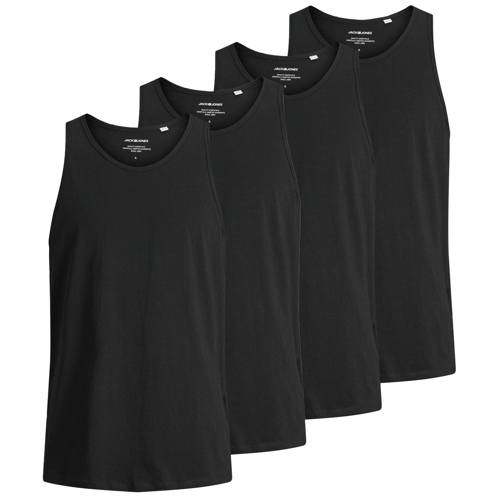 Unterhemd Herren Unterhemd 4er Pack Baumwolle