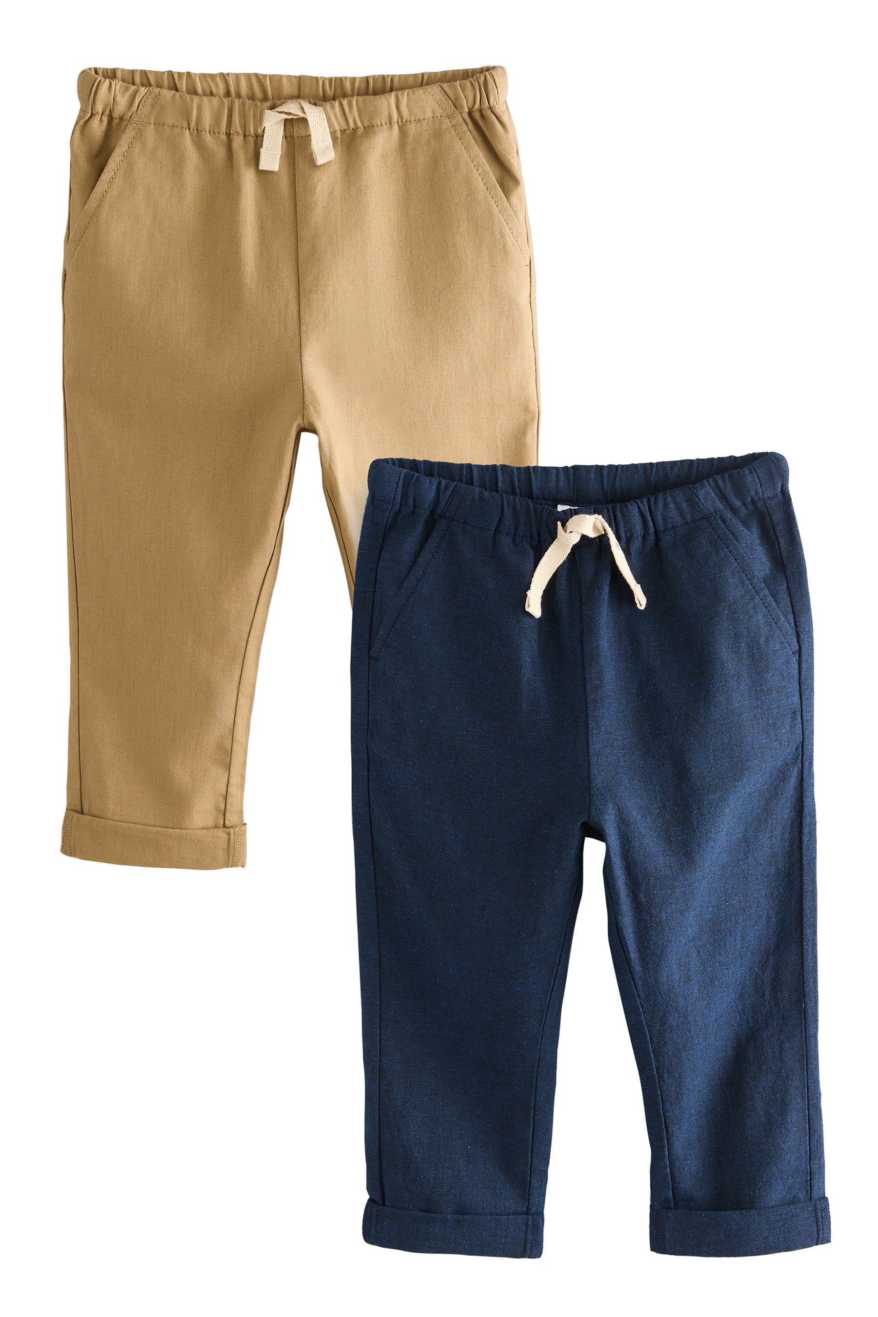 Next Leinenhose Hosen aus Leinengemisch, 2er-Pack günstig online kaufen