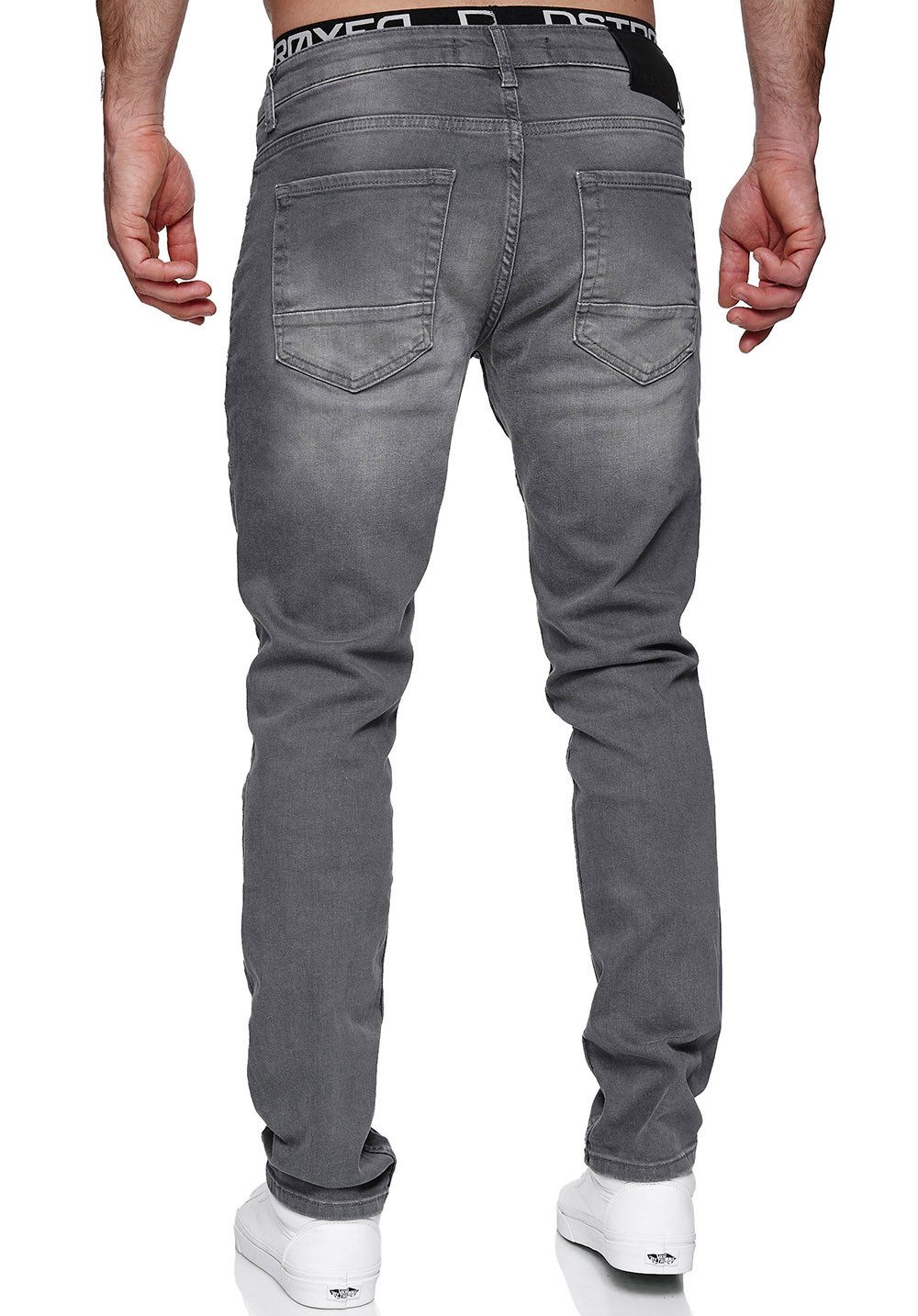 MERISH Slim-fit-Jeans MERISH Jeans Herren Slim Fit Jeanshose Stretch Denim Hose Designer